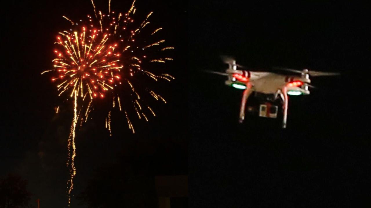 Drone fireworks china